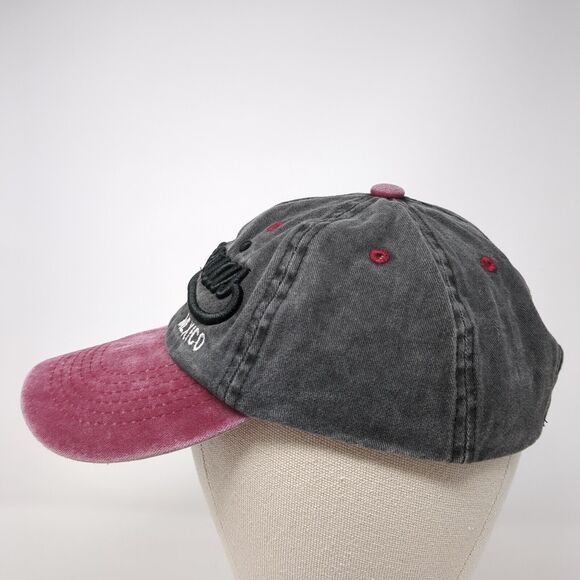 Bucerias Mexico Slideback Hat Multi OSFA Embroidered Colorblock 6 Panel - Picture 3 of 7